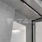 V-TAC VT-10249 22W LED Магнитен Линеен Осветител 3000K Черно Тяло