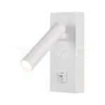 V-TAC VT-10289 2W LED Стенен Аплик Хотел Квадрат 4000K Бяло Тяло