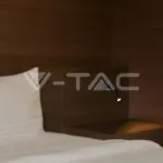 V-TAC VT-10291 2W LED Стенен Аплик Хотел Кръг 4000K Черно Тяло