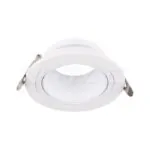 V-TAC VT-10296 GU10 Корпус Метал PC Бял Кръг