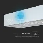 V-TAC VT-10306 3W LED Соларна Стенна Лампа със Сензор 4000K+3000K Бяла