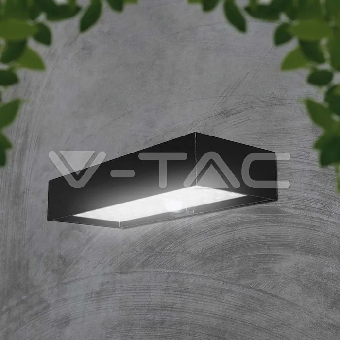 V-TAC VT-10307 6W LED Соларна Лампа Черна Батерия 4000К