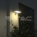 V-TAC VT-10316 15W LED Соларна Стенна Лампа LiFePO4 Батерия 3.2V 6000mA CCT: 6000K+4000K Бяла