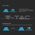 V-TAC VT-10316 15W LED Соларна Стенна Лампа LiFePO4 Батерия 3.2V 6000mA CCT: 6000K+4000K Бяла