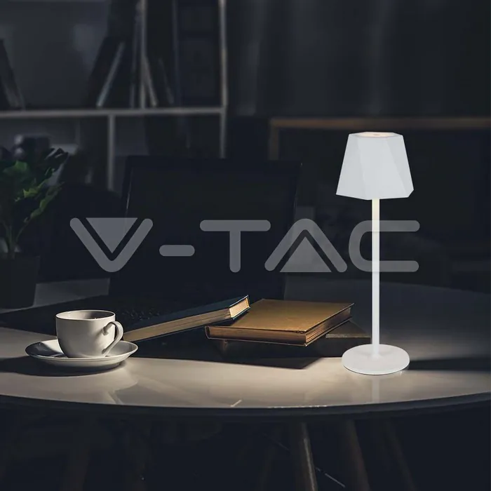 V-TAC VT-10324 1.5W LED Настолна Лампа Бяла 3in1