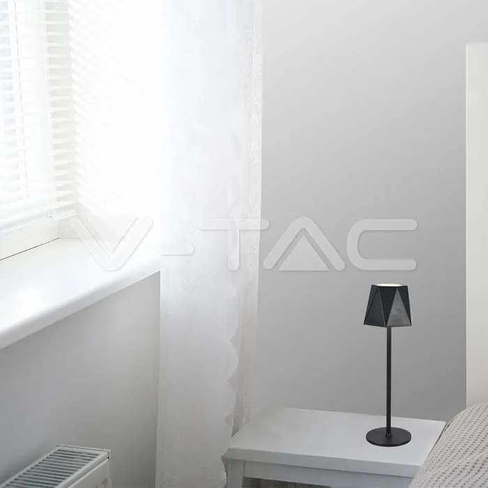 V-TAC VT-10330 1.5W LED Настолна Лампа Черна 3in1