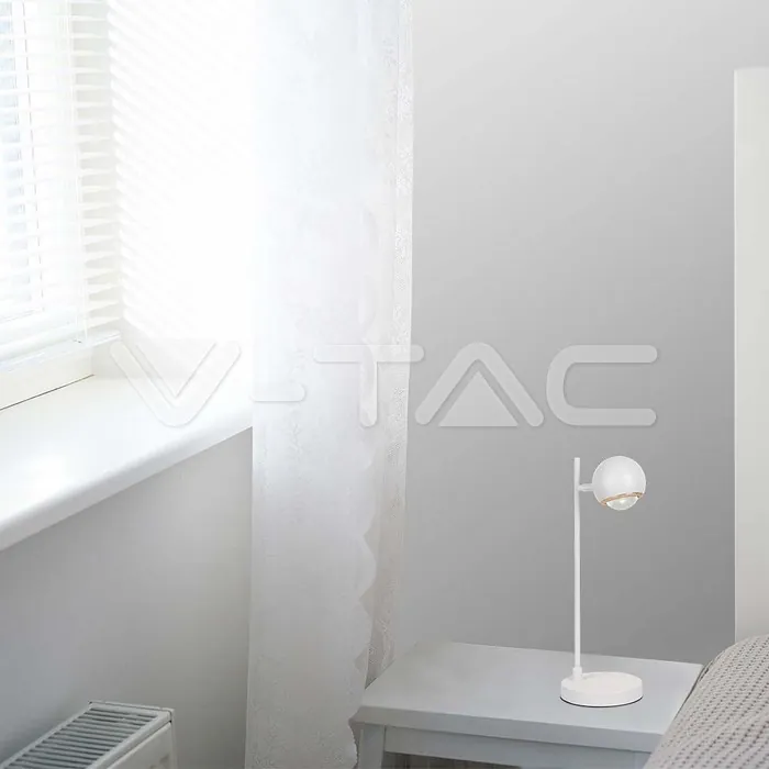 V-TAC VT-10346 6W LED Настолна Лампа Бяло Тяло 3000K