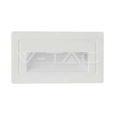 V-TAC VT-10378 3W LED Осветител За Стъпала Бял Правоъгълен 3000K