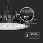 V-TAC VT-10467 120W/150W/200W LED Камбана 3в1 3000K;4000K;5000K UFO 160lm/W