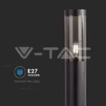 V-TAC VT-10472 Градинска Наземна Лампа E27 Черно Тяло IP44