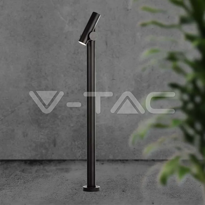 V-TAC VT-23051 2x2.6W Наземен Спот 1м. Черен 4000К IP44