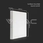 V-TAC VT-10516 24W LED Панел Външен Монтаж Квадрат 6400К