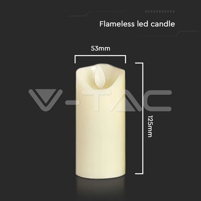 V-TAC VT-10573 Декоративна Лампа Свещ 53*125MM