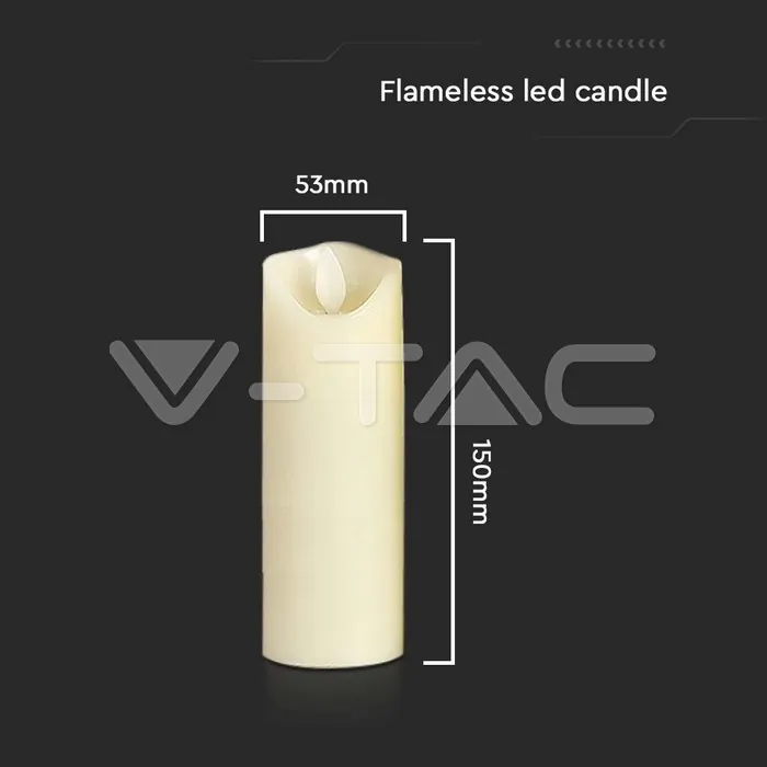 V-TAC VT-10574 Декоративна Лампа Свещ 53*150MM