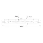 VITO 1100011 ECO Халогенна Лампа R7S 100W 2800K