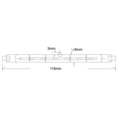 VITO 1100091 ECO Халогенна Лампа R7S 500W 2800K