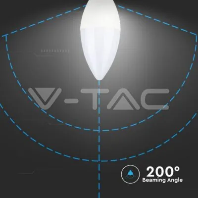 V-TAC VT-113 LED Крушка SAMSUNG Чип 7W E14 Кендъл 6400K