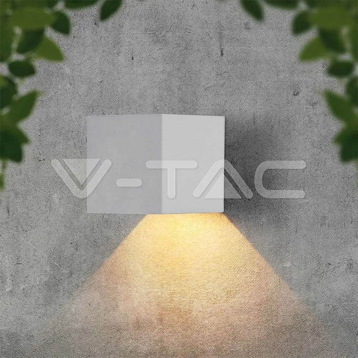V-TAC VT-11887 9W COB LED Соларна Стенна Батерия 1x2600mAh 16ч. 4000K Бяло Тяло IP65