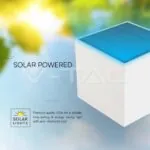 V-TAC VT-11887 9W COB LED Соларна Стенна Батерия 1x2600mAh 16ч. 4000K Бяло Тяло IP65