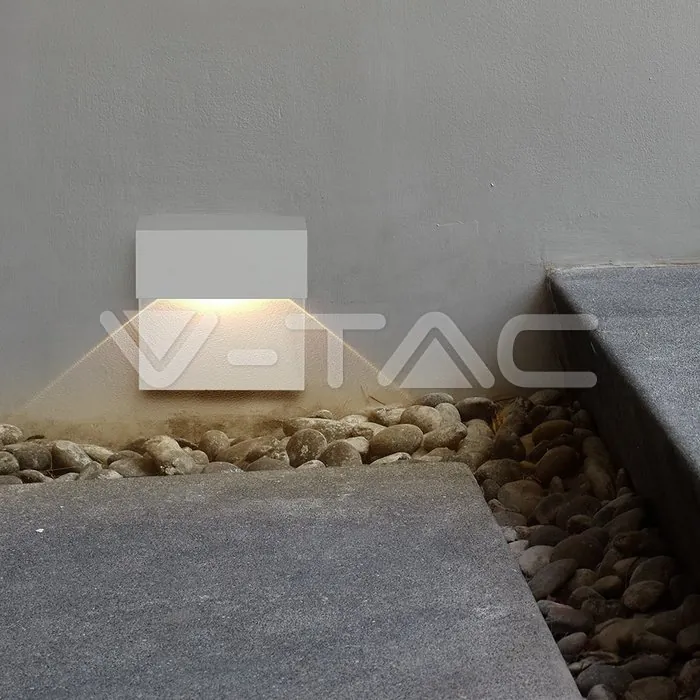 V-TAC VT-121402 3W LED   За Стъпала Бяло Тяло 3000К IP65