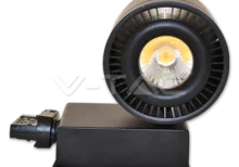 V-TAC VT-1235 33W LED COB CRI>95 Прожектор Релсов Монтаж черно Тяло Бяла Светлина