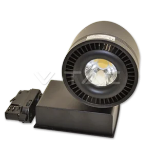 V-TAC VT-1238 45W LED COB CRI>95 Прожектор Релсов Монтаж черно Тяло Бяла Светлина