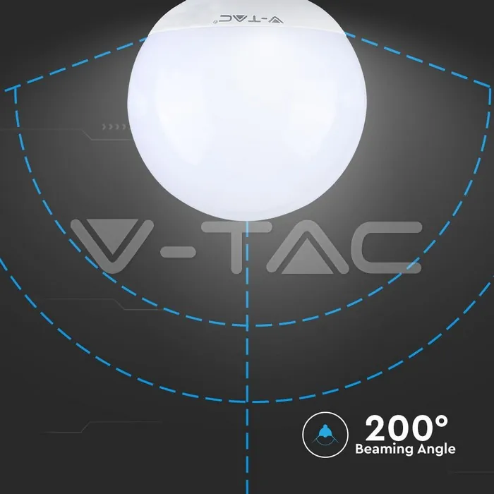V-TAC VT-123 LED Крушка SAMSUNG Чип 18W E27 G120 3000K