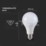 V-TAC VT-126 LED Крушка SAMSUNG Чип 18W E27 A80 3000K