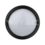V-TAC VT-1262 8W Плафониера Кръг Черно Тяло 3000K IP66