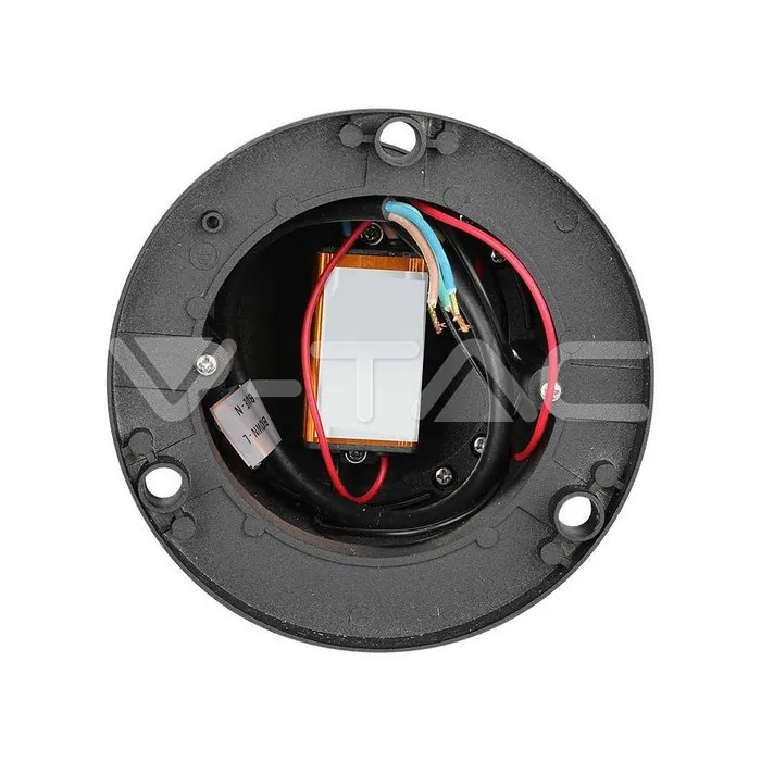 V-TAC VT-128324 10W LED Наземна Лампа Черно Тяло 25см 5000К