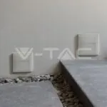 V-TAC VT-1320 2W LED   за Стъпала Бяло Тяло Квадрат Неутрално Бяла Светлина