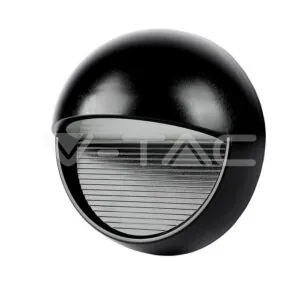 V-TAC VT-1405 3W LED   за Стъпала Черно Тяло Кръг Неутрално Бяла Светлина