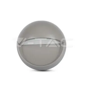 V-TAC VT-1407 3W LED   за Стъпала Сиво Тяло Кръг Неутрално Бяла Светлина