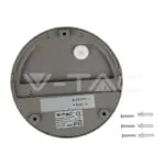 V-TAC VT-1407 3W LED   за Стъпала Сиво Тяло Кръг Неутрално Бяла Светлина