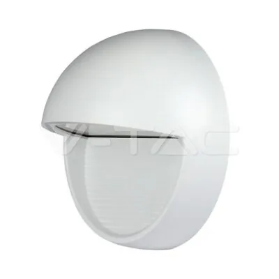 V-TAC VT-1409 3W LED   за Стъпала Бяло Тяло Кръг Неутрално Бяла Светлина
