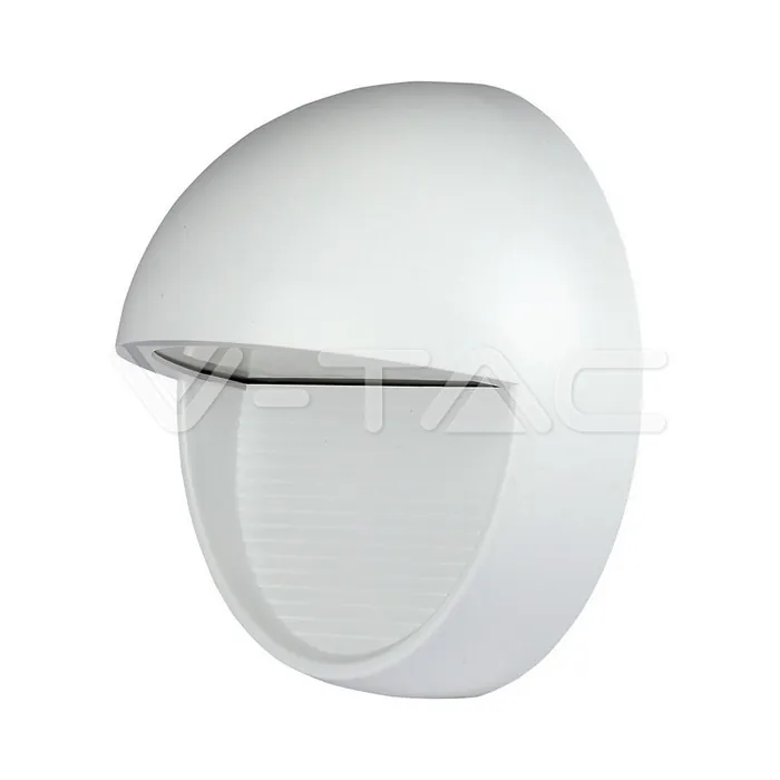 V-TAC VT-1409 3W LED   за Стъпала Бяло Тяло Кръг Неутрално Бяла Светлина