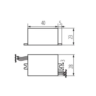 Kanlux 1440 Захранващ Трансформатор 220V-12V 3W CC ADI IP20