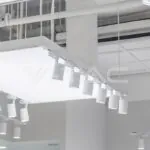 V-TAC VT-1458 35W Релсов Прожектор Бяло Тяло Blue Tooth 3 в 1