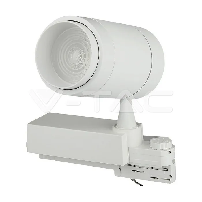 V-TAC VT-1458 35W Релсов Прожектор Бяло Тяло Blue Tooth 3 в 1