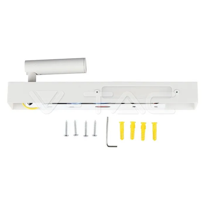 V-TAC VT-1488 3W+3W LED Стенна Лампа Спалня Бяла 3000K