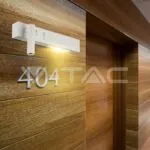 V-TAC VT-1488 3W+3W LED Стенна Лампа Спалня Бяла 3000K