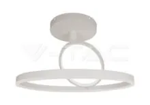V-TAC VT-14984 LED Осветител 38W Плафон 500x200мм 3000K Бял Двоен Кръг