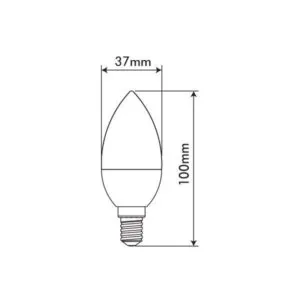 Vito 1500600 Лед Крушка OPTILED C37 4000K IP20 3.5W E14 220V
