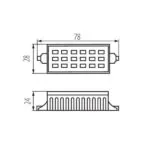 Kanlux 15099 ЛЕД Лампа RANGO MINI LED R7s 220V 6W 3000K