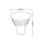 Vito 1512660 Лед Крушка SPOTLED-2 PAR16 CLEAR 2700K IP20 6W G10 220V