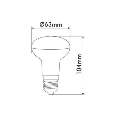 VITO 1512940 ЛЕД Лампа REFLED-2 R63 E27 9W 828Lm 4000K