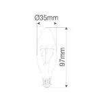 Vito 1514900 LEDISONE-2-VINTAGE C35 DIM 2100K IP20 3.5W E14 220V