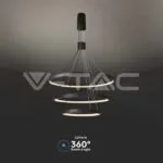 V-TAC VT-15345 LED Осветител 46W Висящ 40*60*80*150CM Черно Тяло 3000K