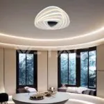 V-TAC VT-15357 120W LED Осветител За Таван (51*50*7CM) CCT: 3000K+6000K Димираща + Дистанционно