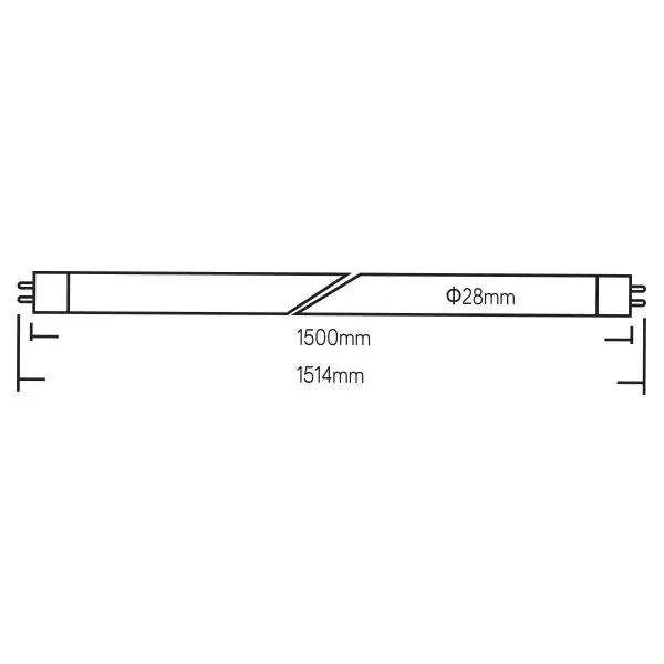 Vito 1600470 OPTILED T8 1500MM 4000K IP20 24W G13 220V